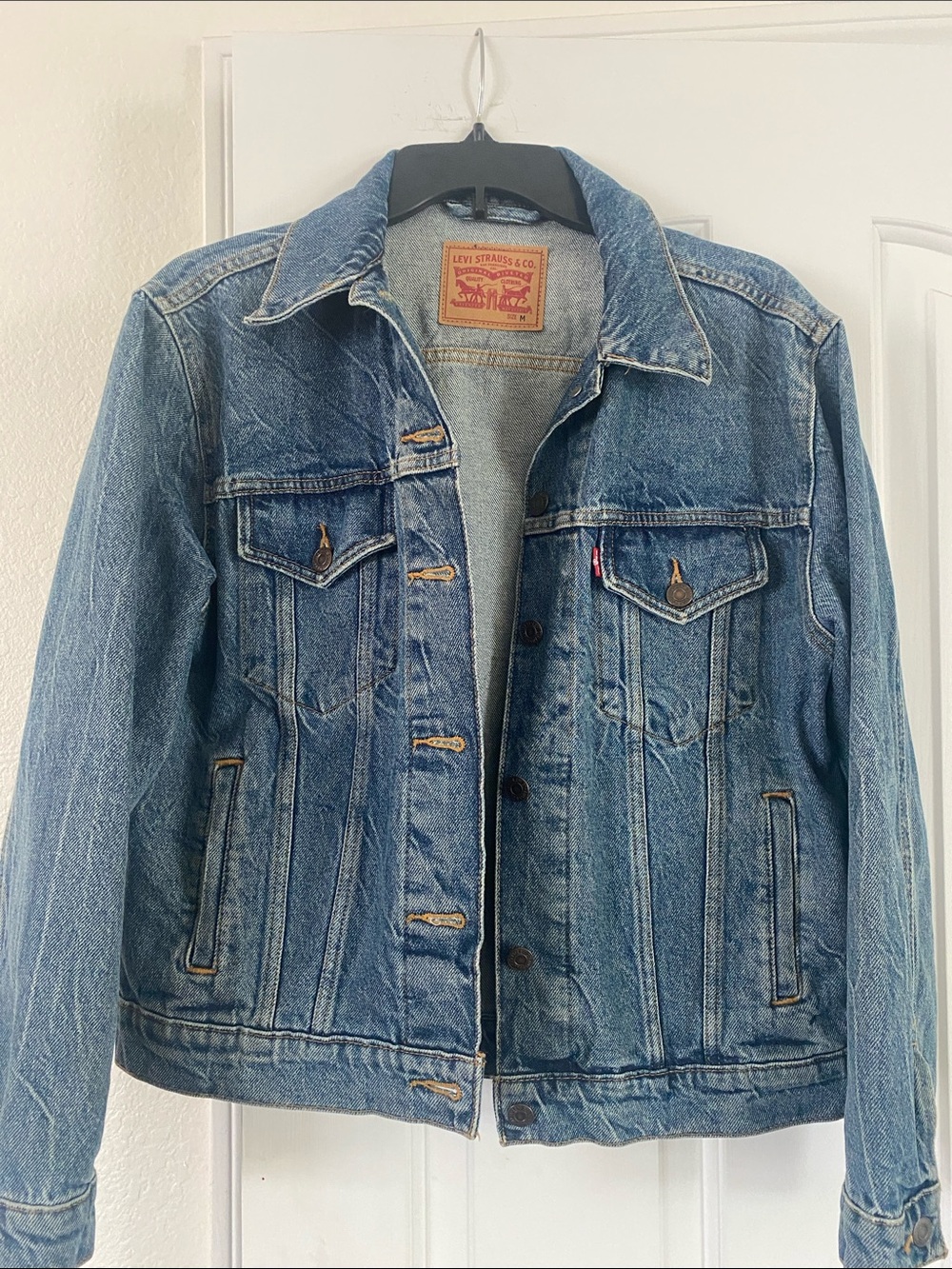 Levi's Blue Denim Trucker Jacket - Women's Classic Jean Jacket